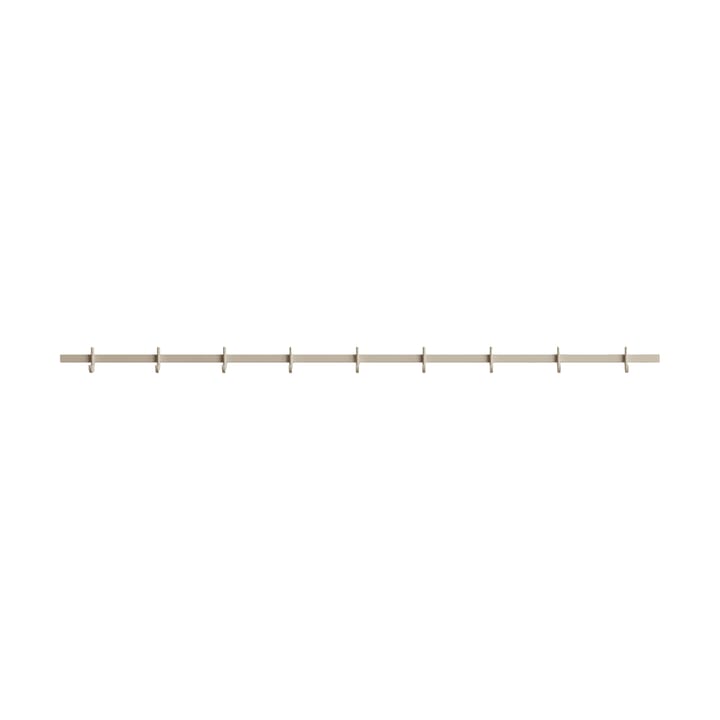 Relief knagerække stor 123 cm - Beige - Relief