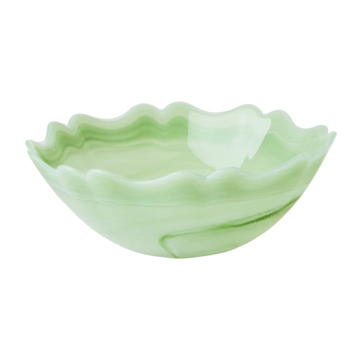 Alabaster glasskål 50 cl - Green - RICE