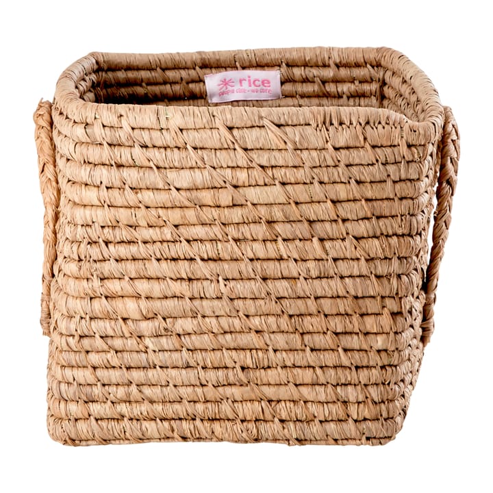 Rice bastkurv med håndtag 20x20 cm - Tea - RICE