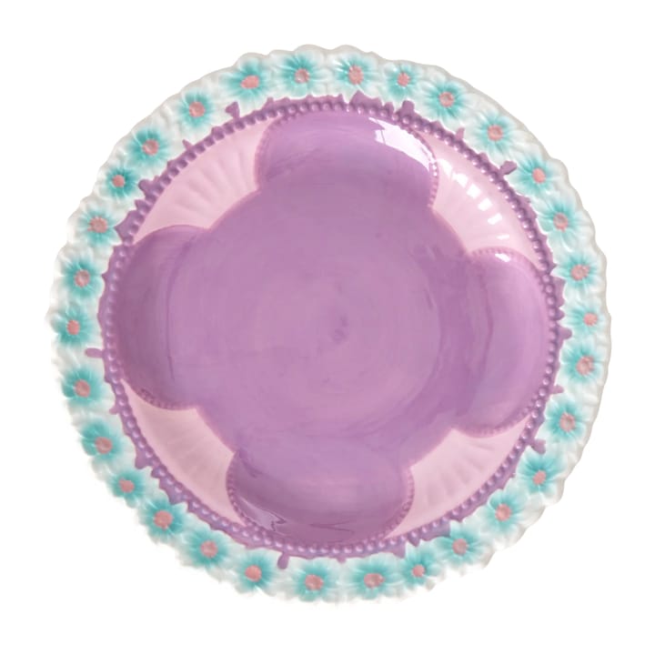 Rice Embossed Flower asiet Ø20 cm - Lavender - RICE