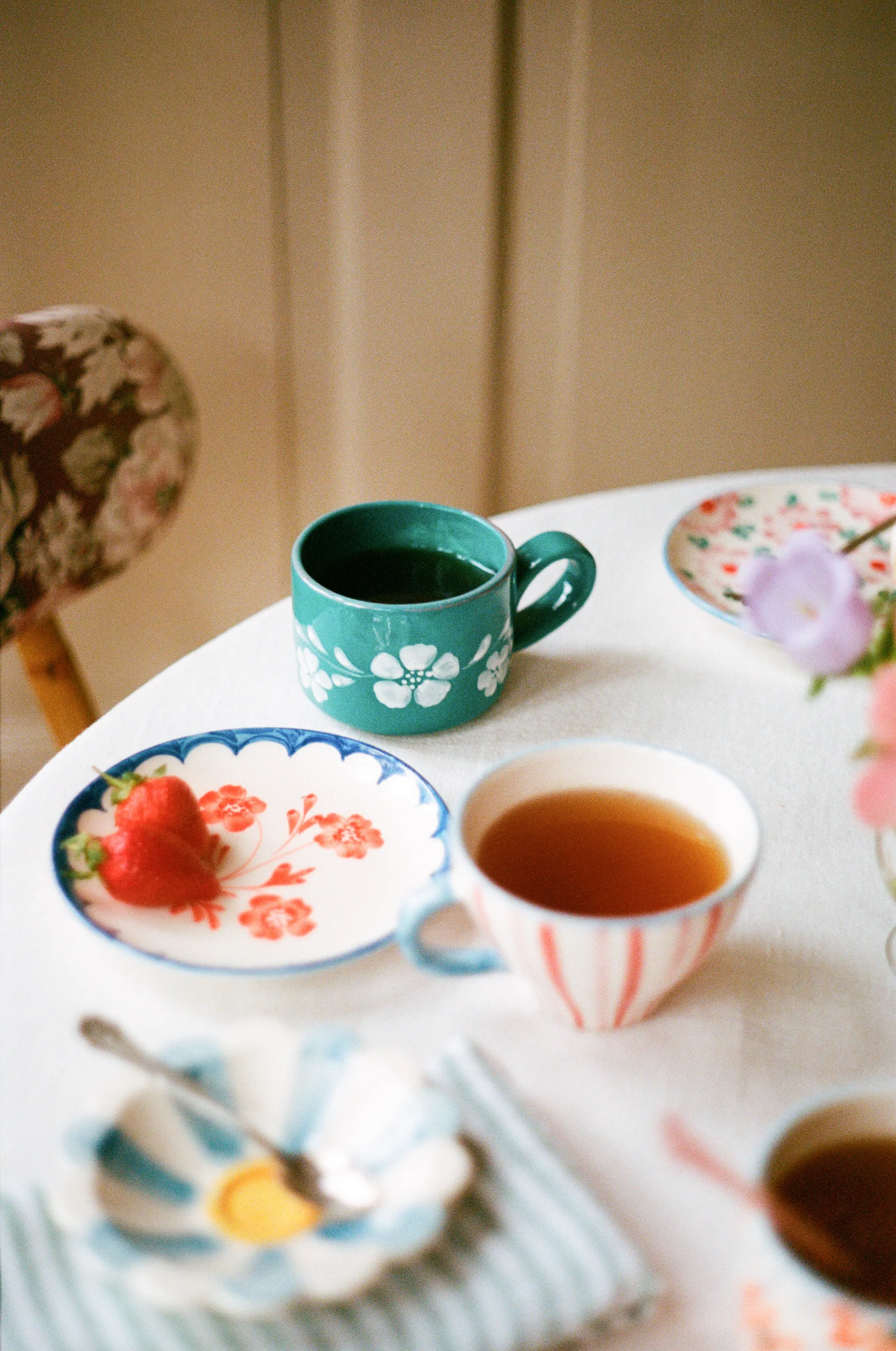 Rice keramik tallerken Ø15 cm, Vintage Flower RICE