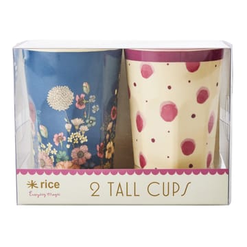 Rice lattekrus 2-pak - Watercolor splash pink - RICE