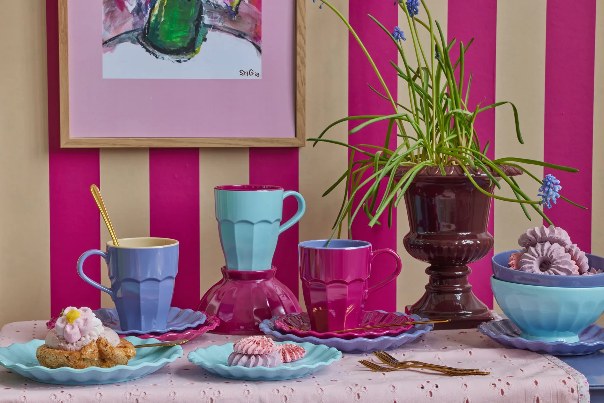 Rice melamin kop, Lavender RICE