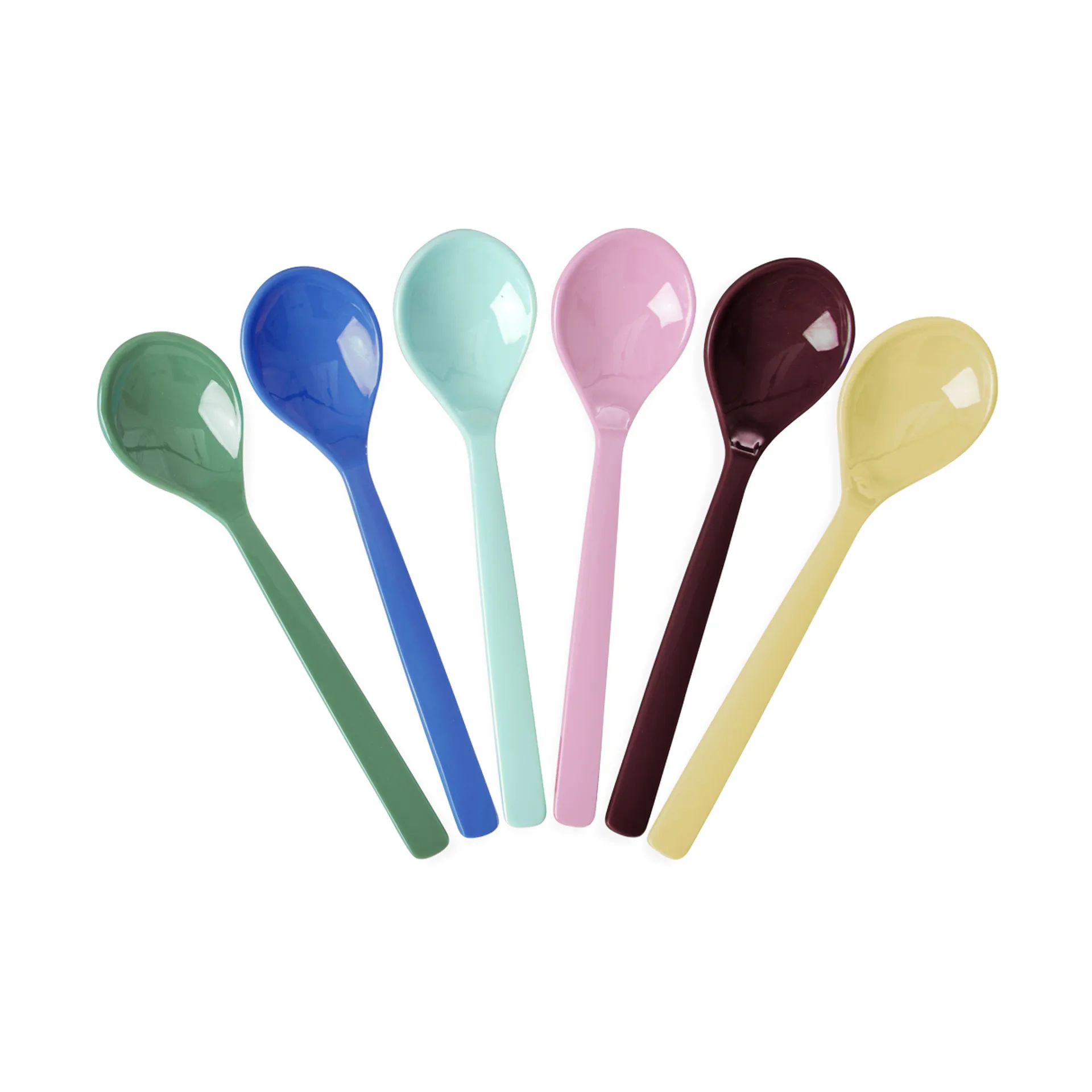 Rice melamin ske 14 cm 6-pak, Show your true colors RICE