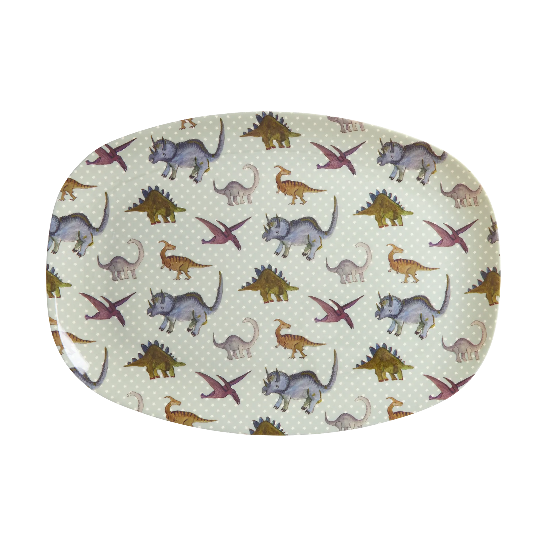 Rice melamintallerken 22 x 30 cm, New Dino RICE