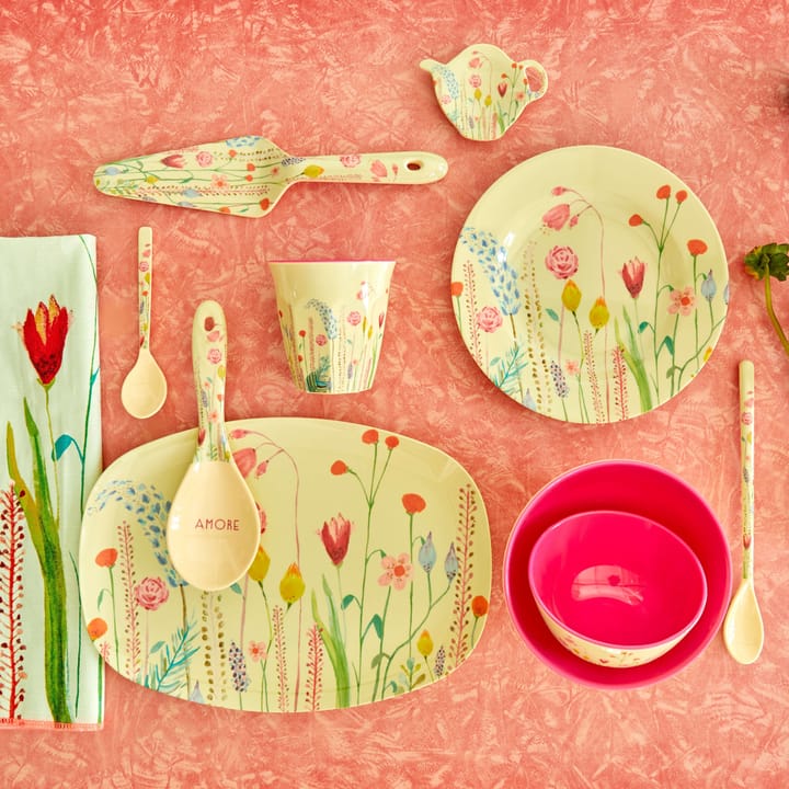 Rice melamintallerken 22 x 30 cm, Summer flowers RICE