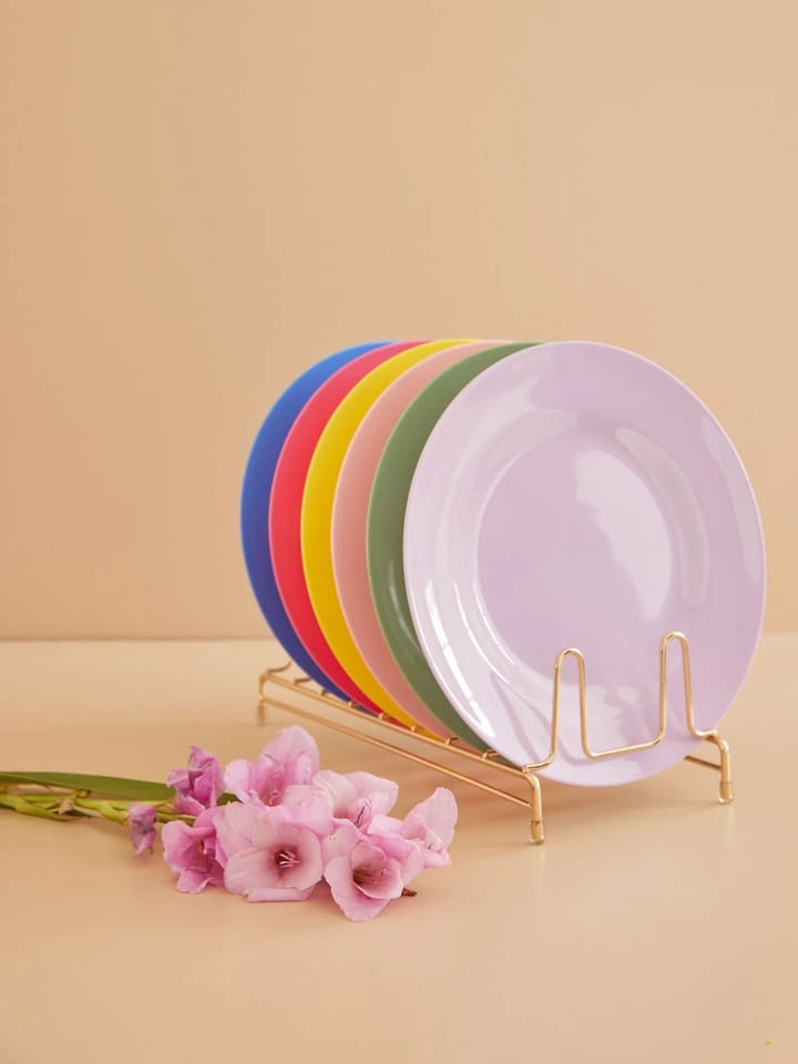 Rice melamintallerken Ø26 cm 6 dele, Multicolor RICE