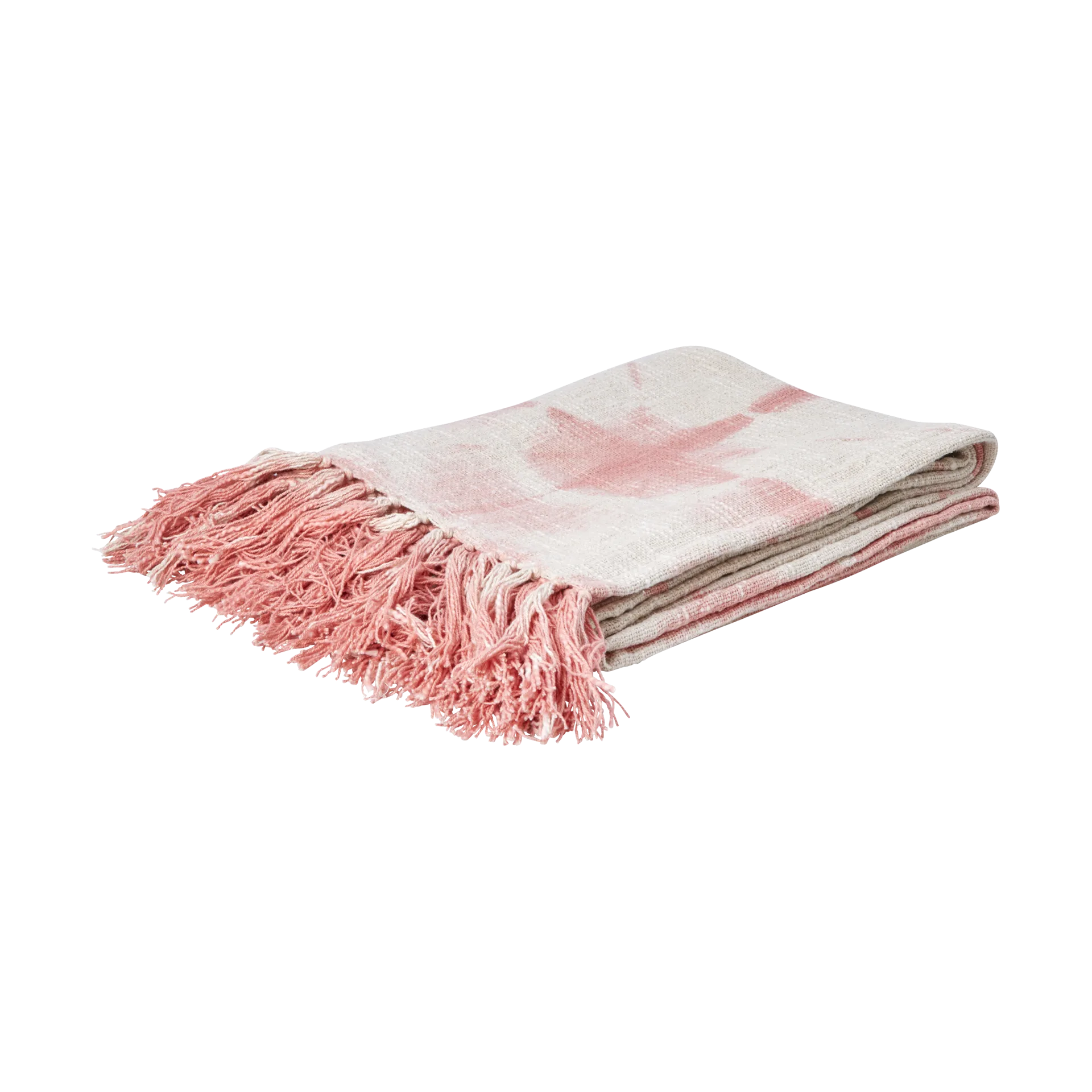 Rice plaid 125x150 cm, Tie-dye, soft pink RICE