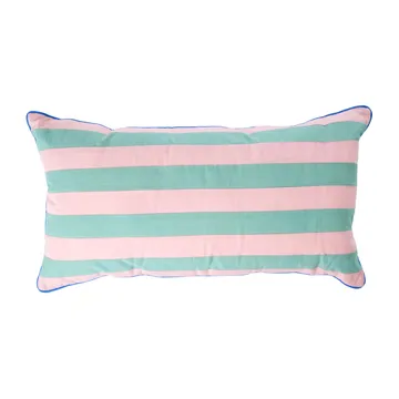 Rice pude stribet 30x60 cm - Pink/Green - RICE