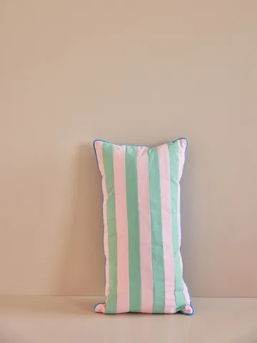 Rice pude stribet 30x60 cm - Pink/Green - RICE