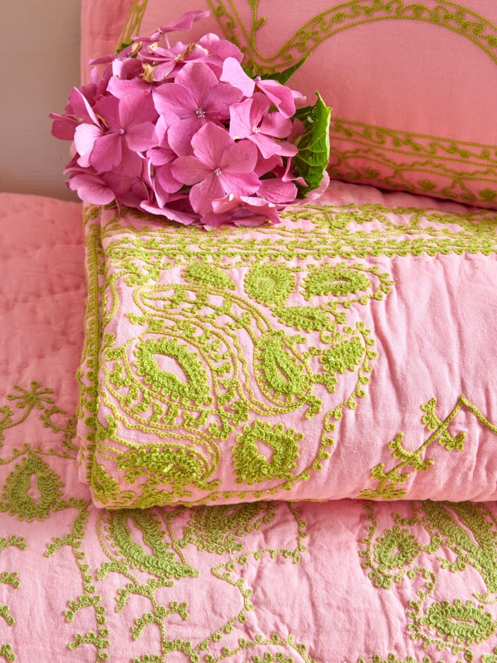 Rice quiltet tæppe 140x200 cm, Soft pink RICE