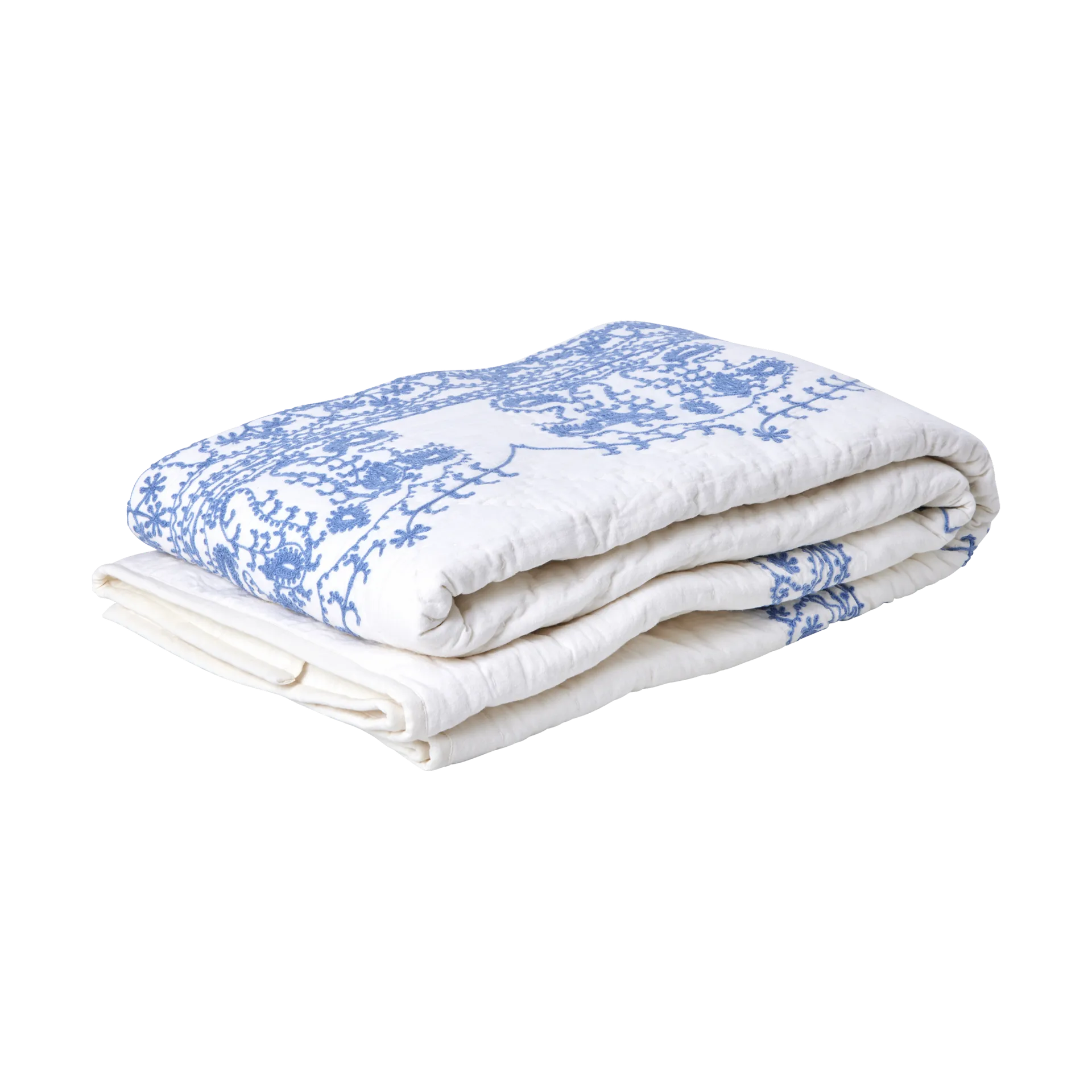 Rice quiltet tæppe 140x200 cm, White RICE