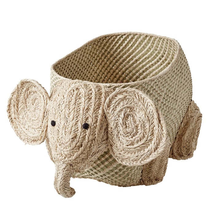 Rice raffia opbevaringskurv dyr - Elefant - RICE