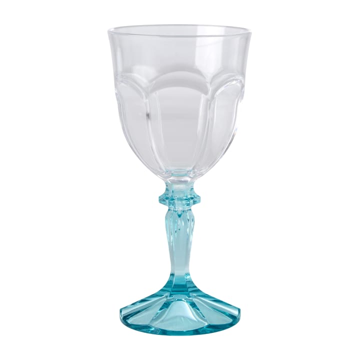 Rice Two Tone vinglas akryl 26,6 cl, Clear/Mint RICE