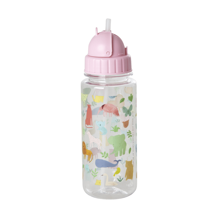 Rice vandflaske børn 45 cl - Sweet Jungle Print-Soft pink - RICE