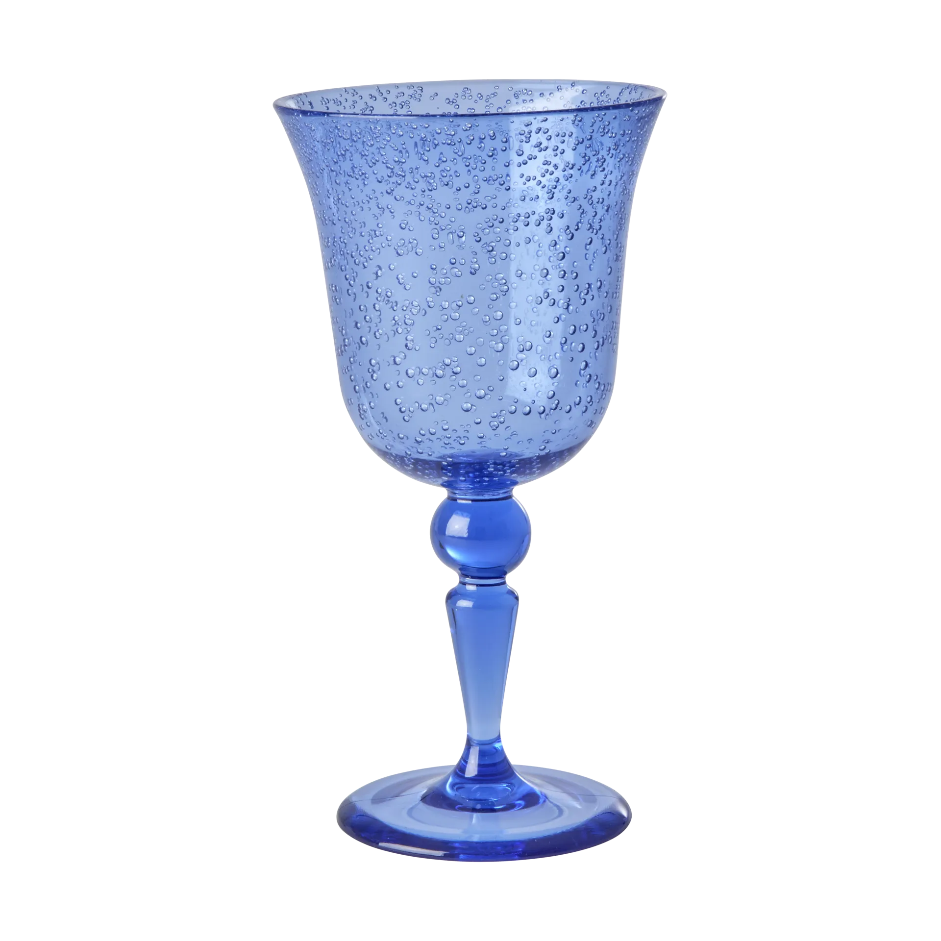 Rice vinglas bubble design 36 cl, Blue RICE