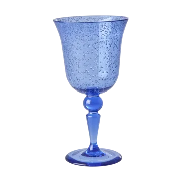 Rice vinglas bubble design 36 cl - Blue - RICE
