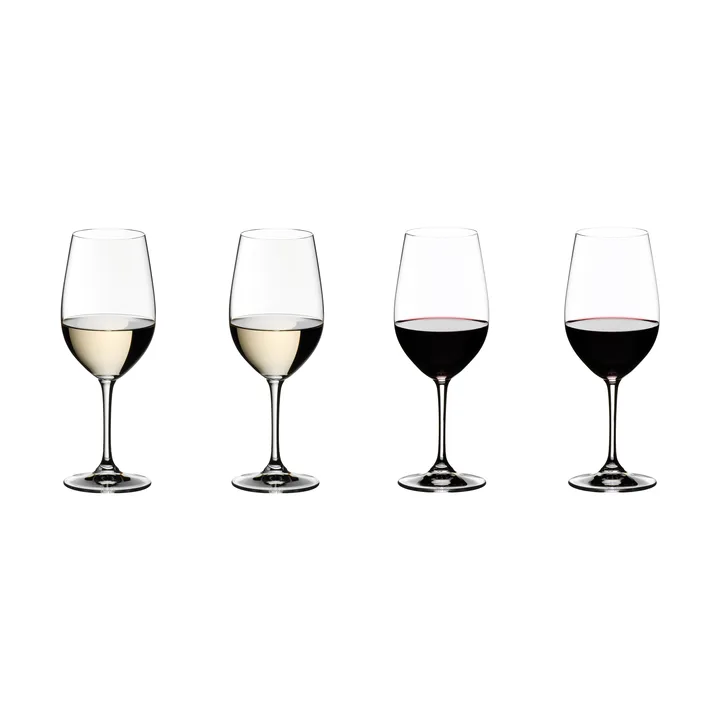 Vinum Riesling-Zinfandel vinglas 40,4 cl - 270-årsjubilæum, 4-pak - Riedel