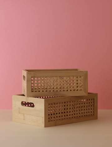 Bamboo box opbevaringsboks 20x30 cm - Bambus - RIG-TIG