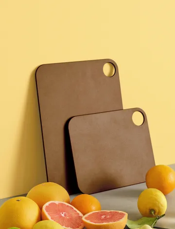 CUT-IT skærebræt - Brown, 18,7x23,5 cm - RIG-TIG