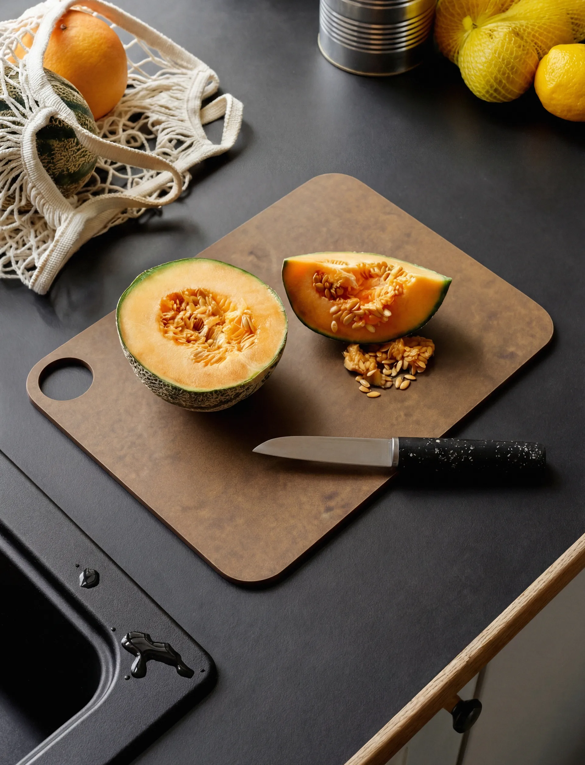 CUT-IT skærebræt, Brown, 23,5x31 cm RIG-TIG