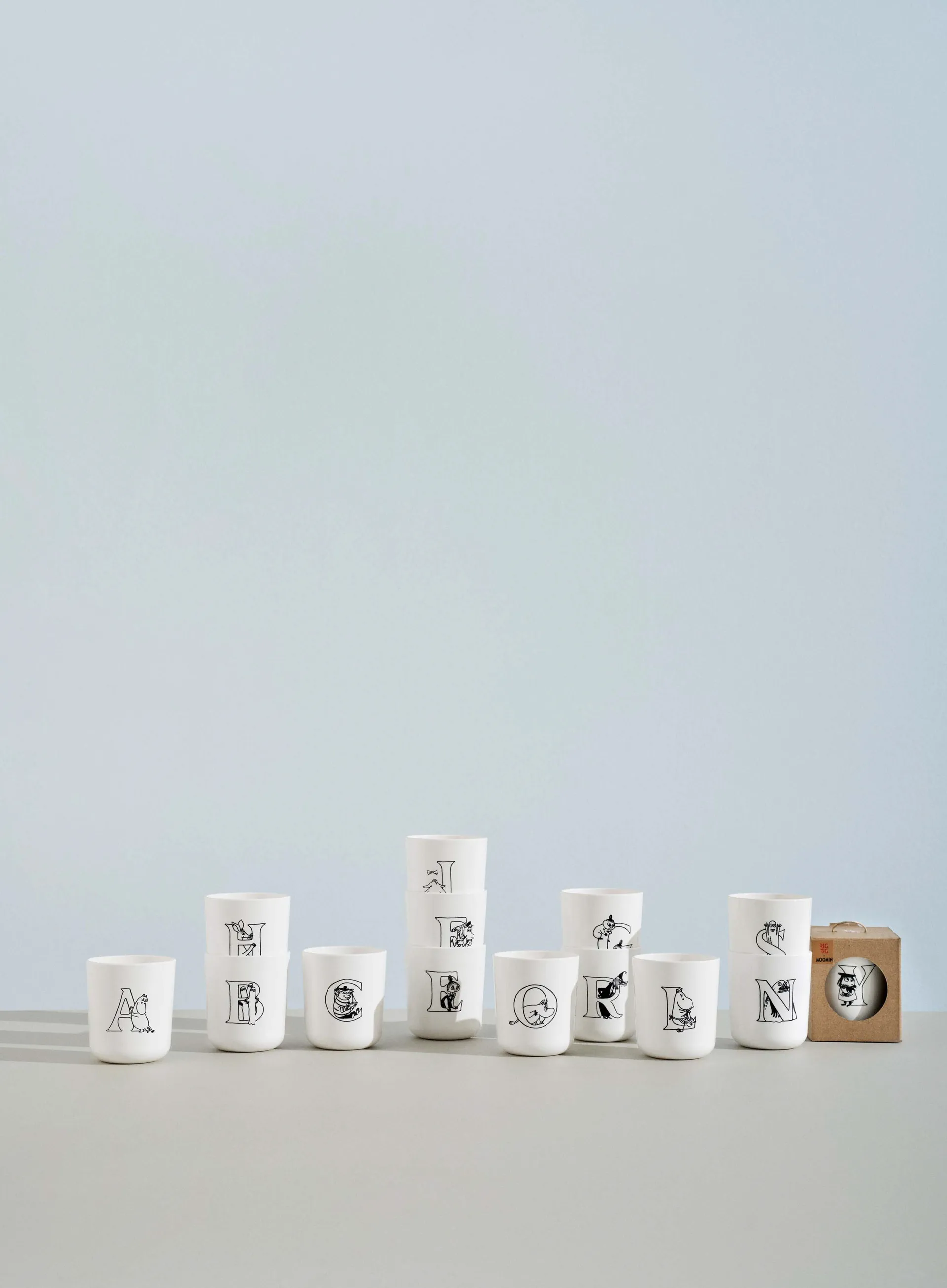 Moomin ABC krus 20 cl, B RIG-TIG