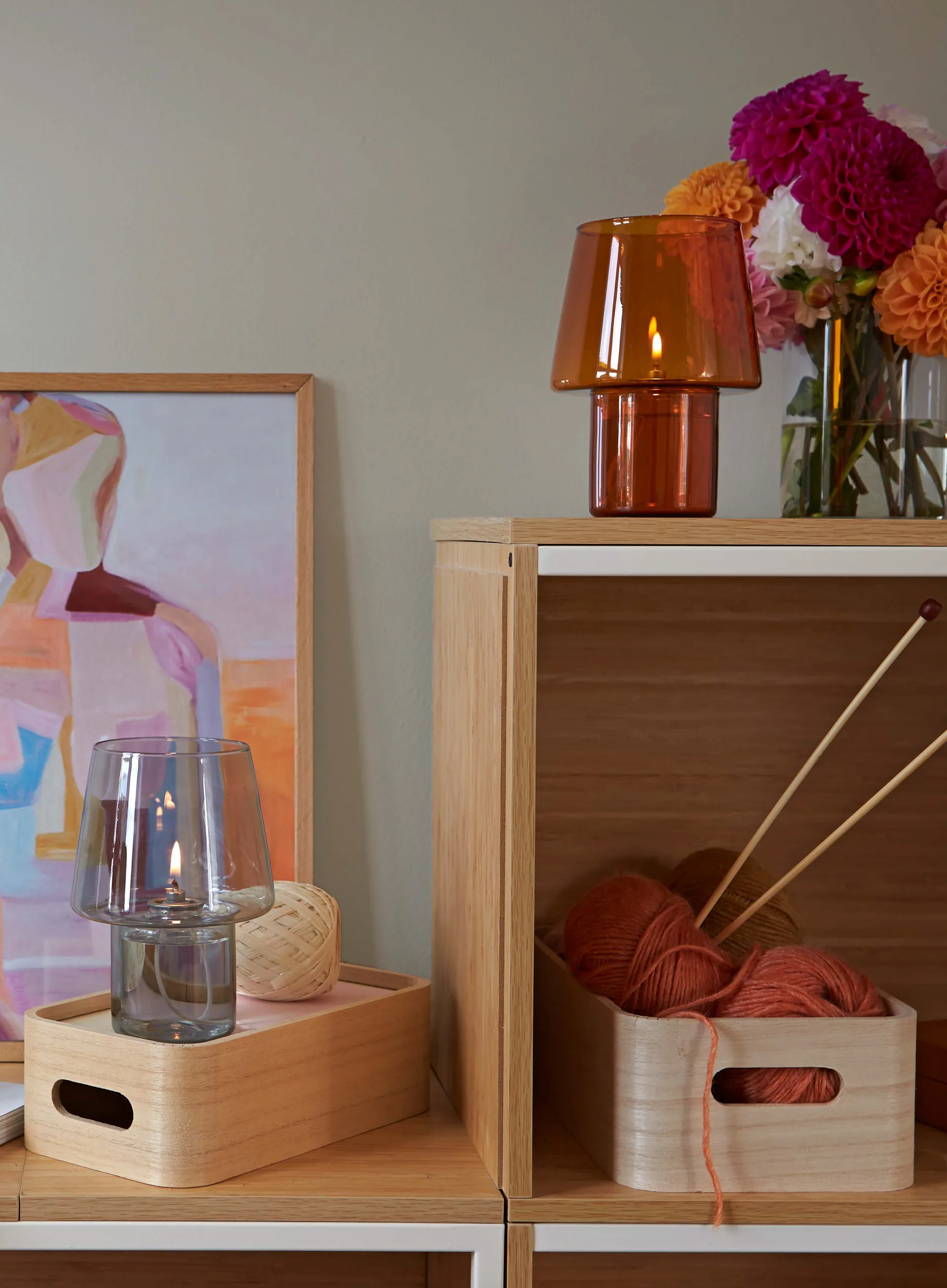 VIVA olielampe 16,5 cm, Smoke RIG-TIG