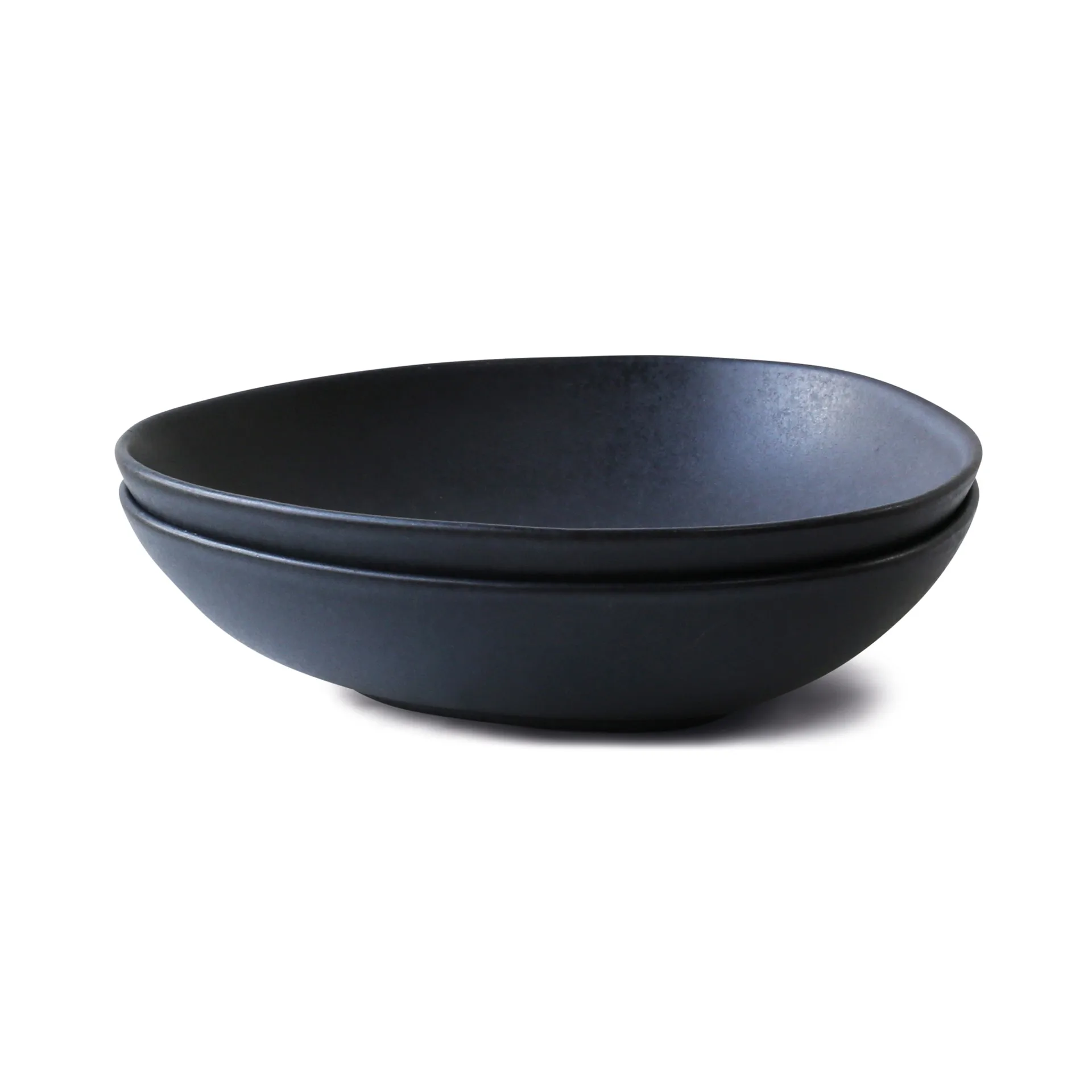 Deep plate no.52 2-pak, Lava stone Ro Collection