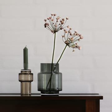Glas candlestick no. 55 - Sepia brown - Ro Collection