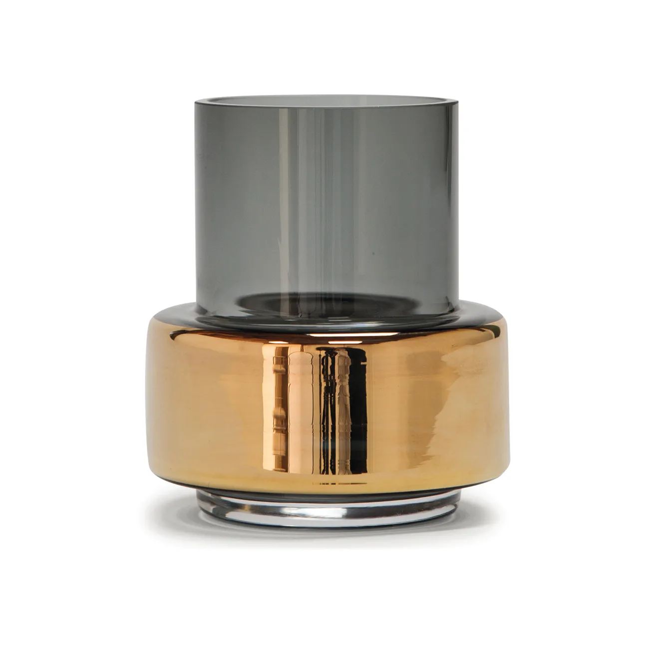 Hurricane smoked tealight no. 25, gul Ro Collection