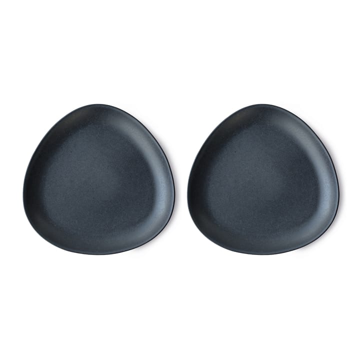 Plate no.34 2-pak, Lava stone Ro Collection