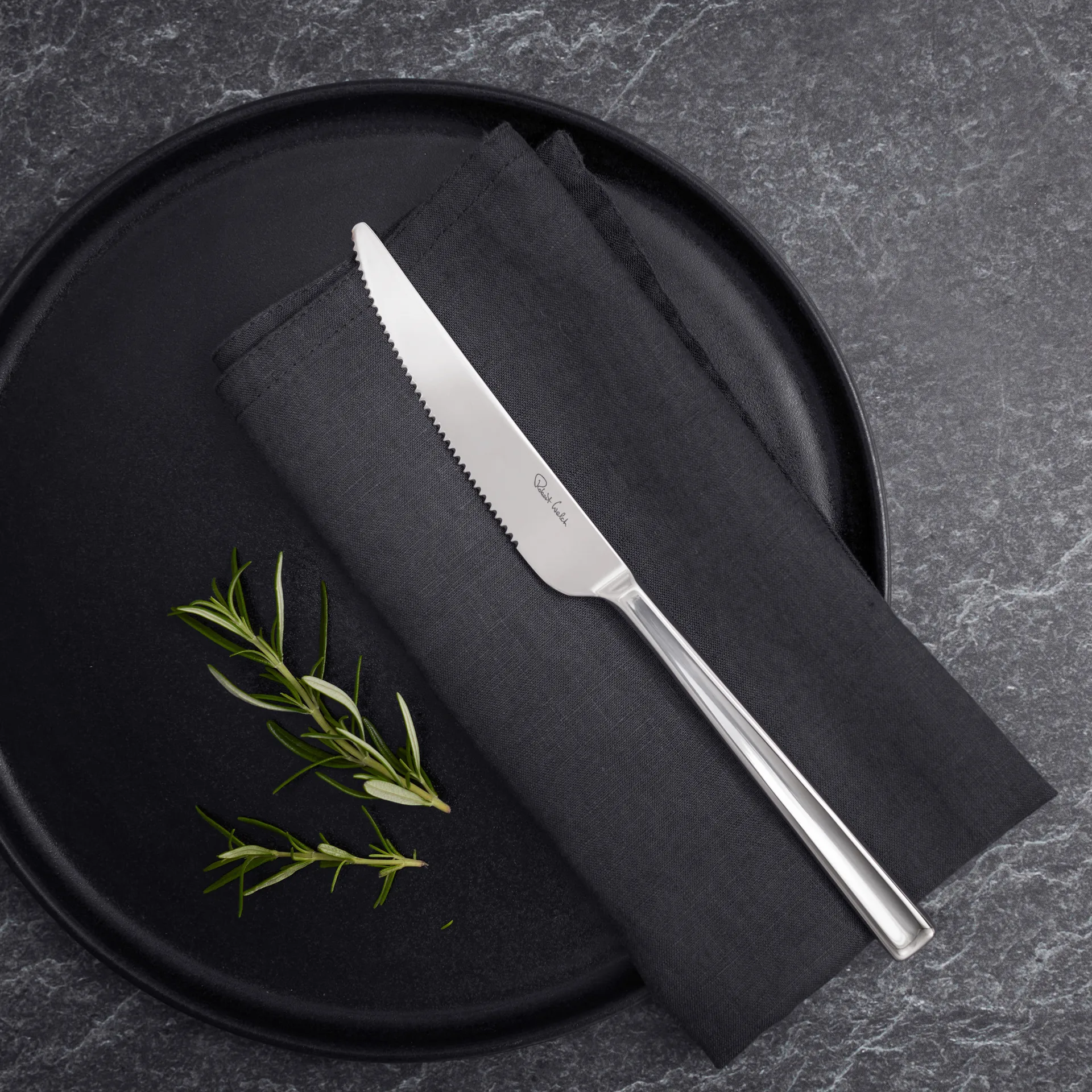 Blockley steakkniv blank, Rustfrit stål Robert Welch