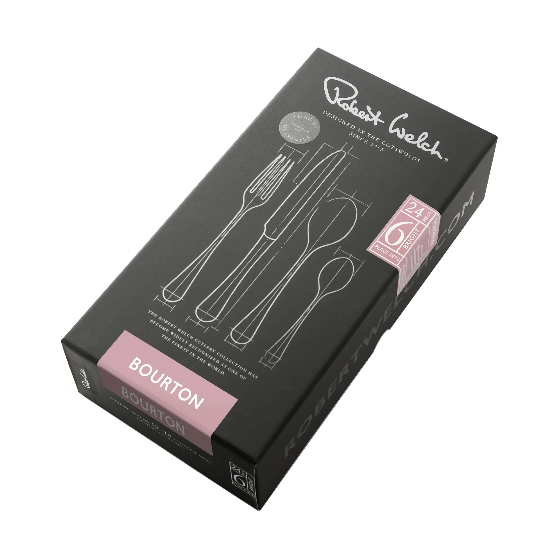 Bourton Bright bestiksæt, 24 dele Robert Welch
