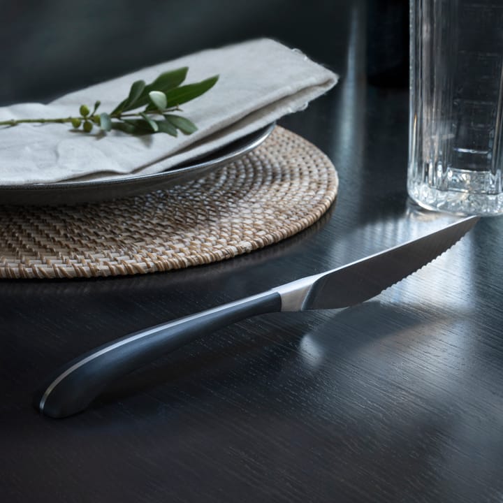 Contour grillkniv, Sort Robert Welch