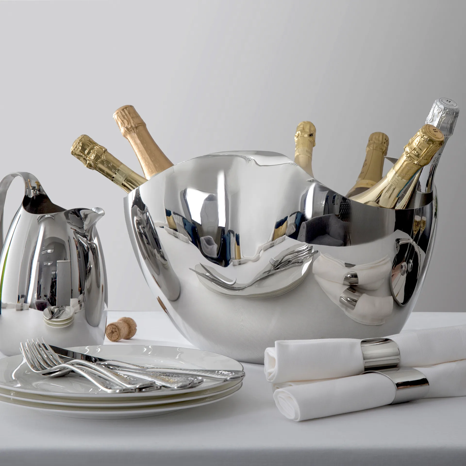 Drift champagnekøler 27 cm, Rustfrit stål Robert Welch