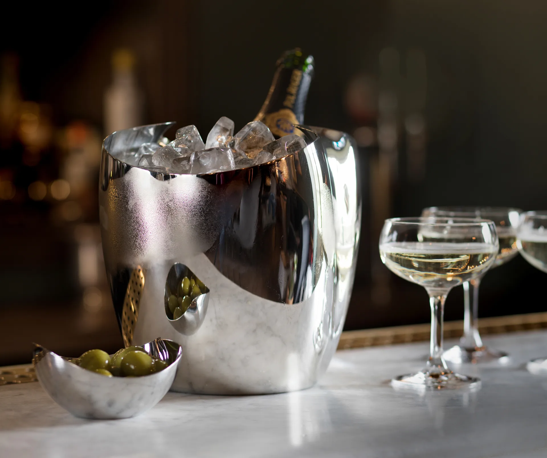 Drift champagnekøler-vinkøler, Rustfrit stål Robert Welch