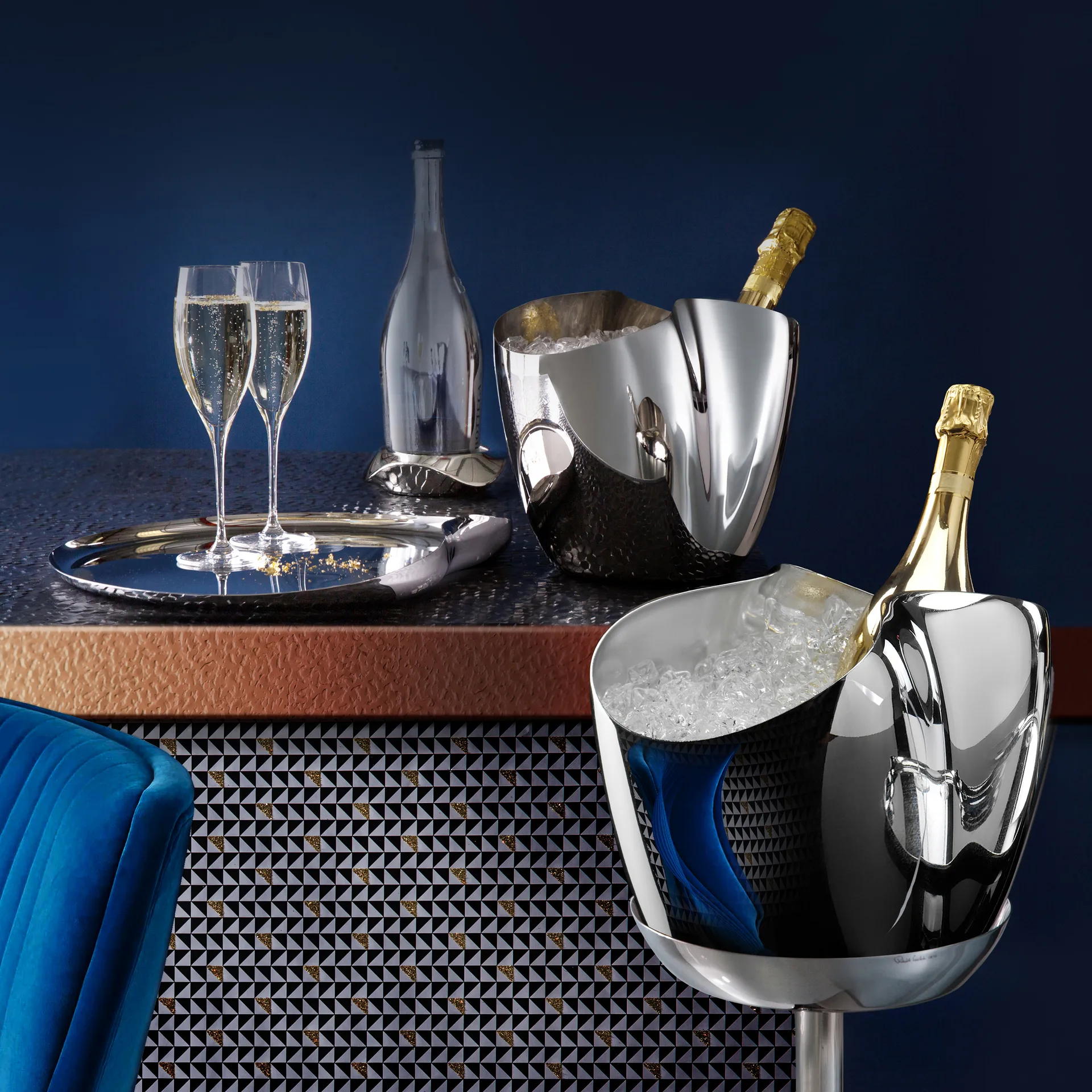 Drift stativ til champagnekøler, Rustfrit stål Robert Welch