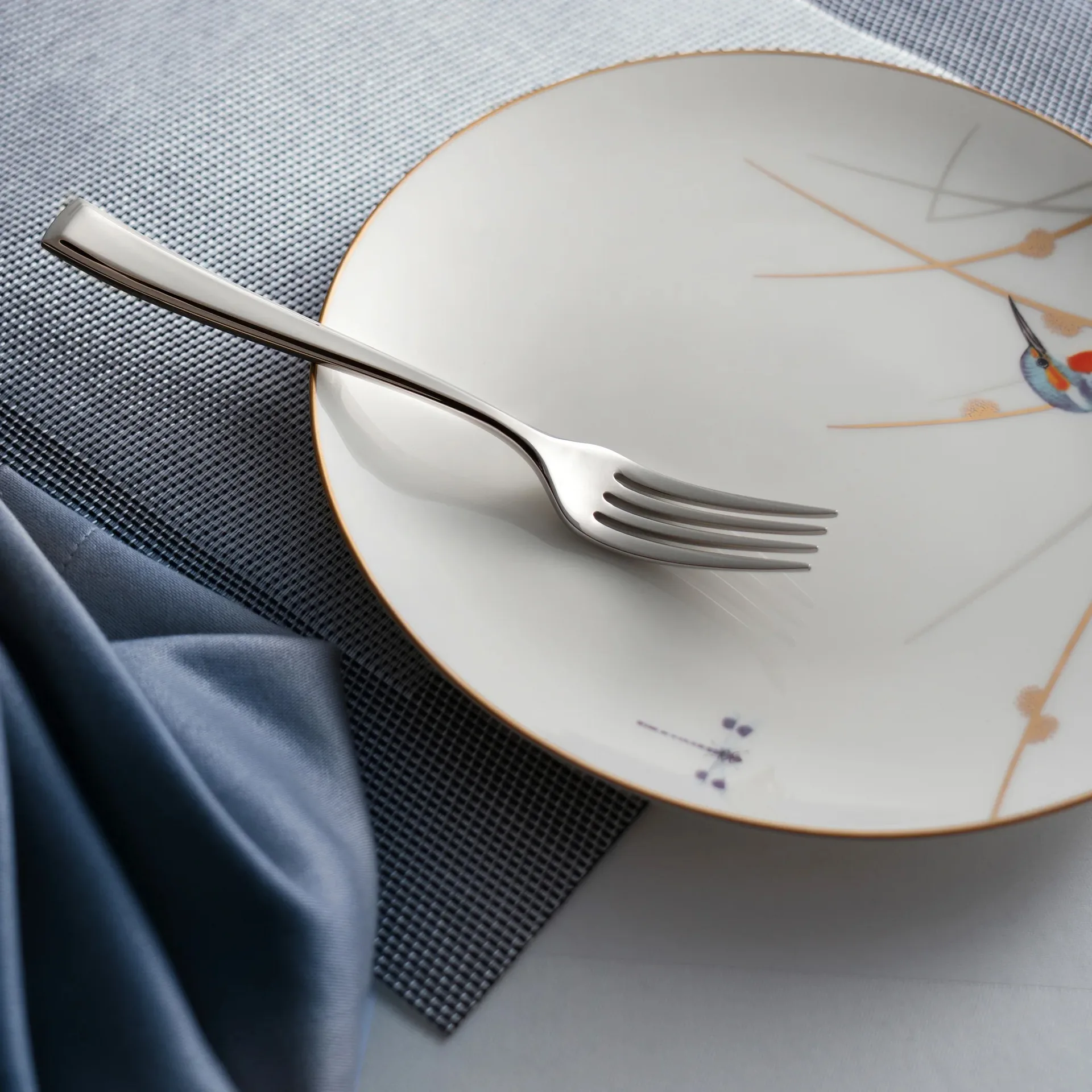 Fairford bright forretgaffel, Rustfrit stål, 18,2 cm Robert Welch