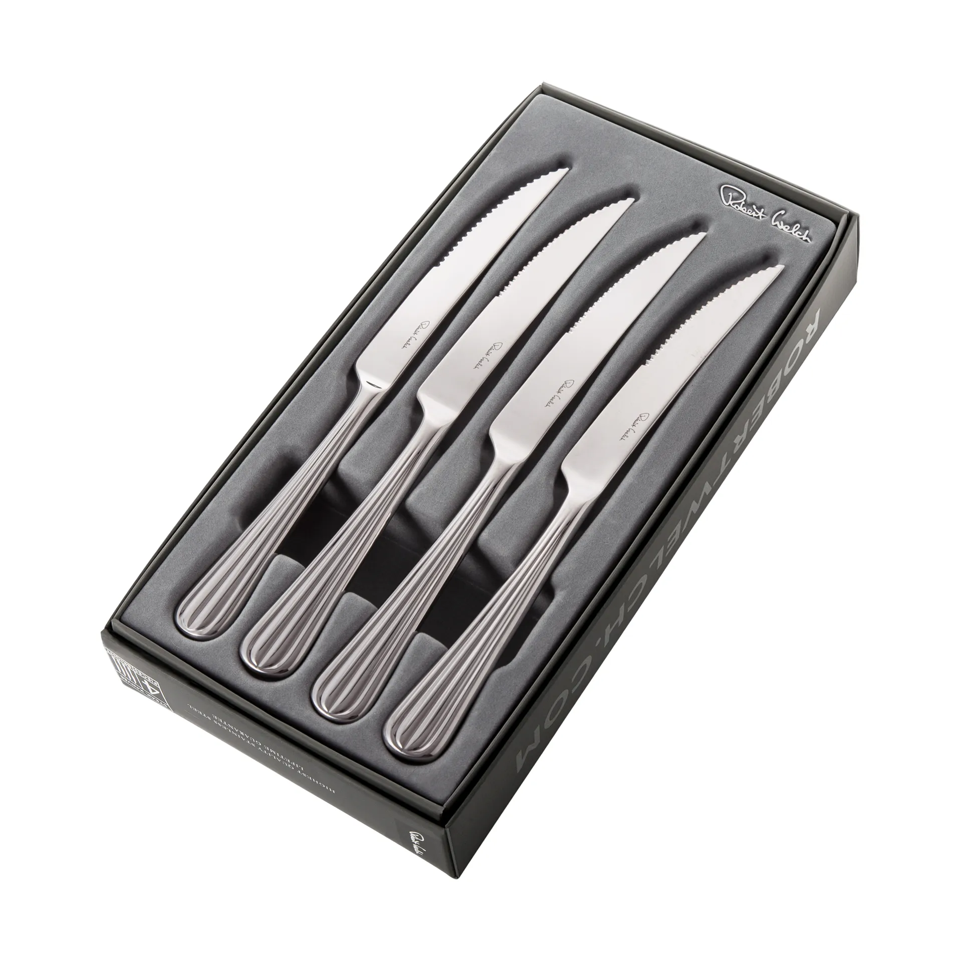 Palm Bright grillkniv 4-pak, Rustfrit stål Robert Welch