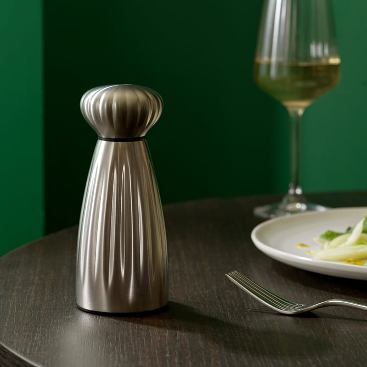 Palm satin peberkværn rustfrit stål 16,8 cm, Sort Robert Welch