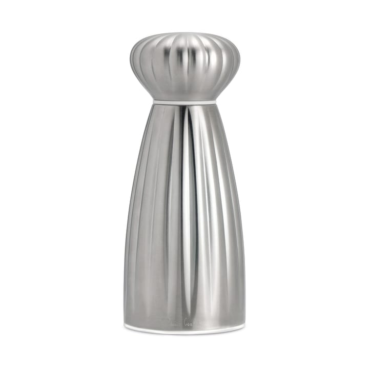 Palm satin saltkværn rustfrit stål 16,8 cm - Hvid - Robert Welch
