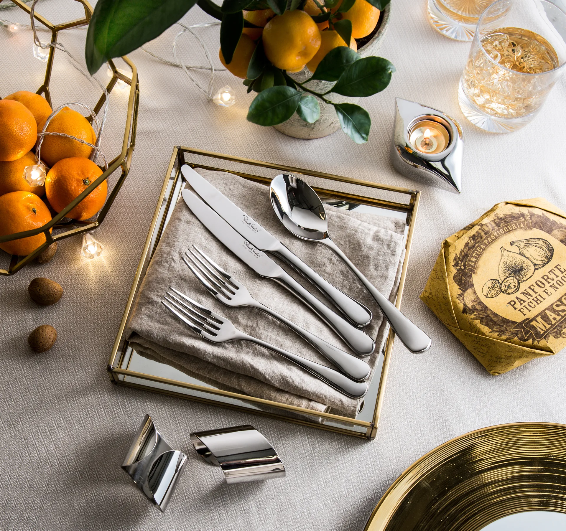 Radford bestiksæt – blank, 24 dele Robert Welch