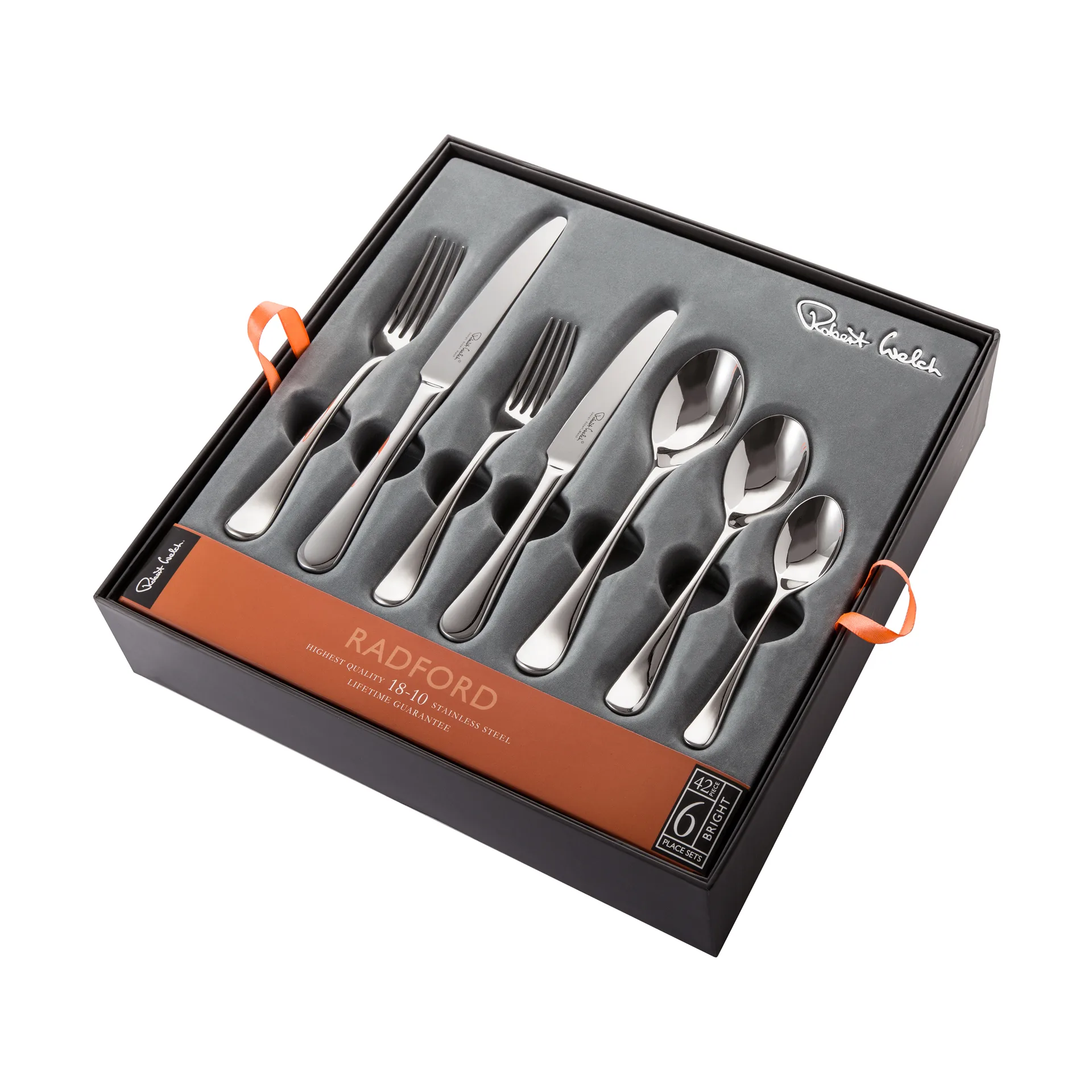 Radford bestiksæt – blank, 42 dele Robert Welch