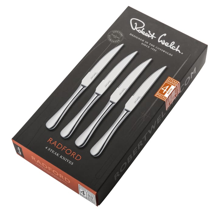 Radford steakkniv – mat – 4 dele, Rustfrit stål Robert Welch