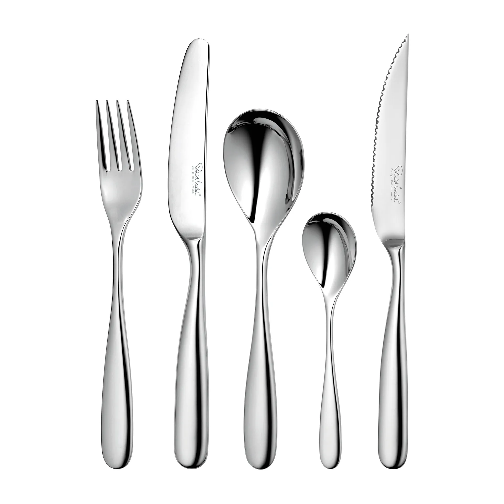 Stanton Bright bestiksæt + grillkniv, 24 + 6 dele Robert Welch