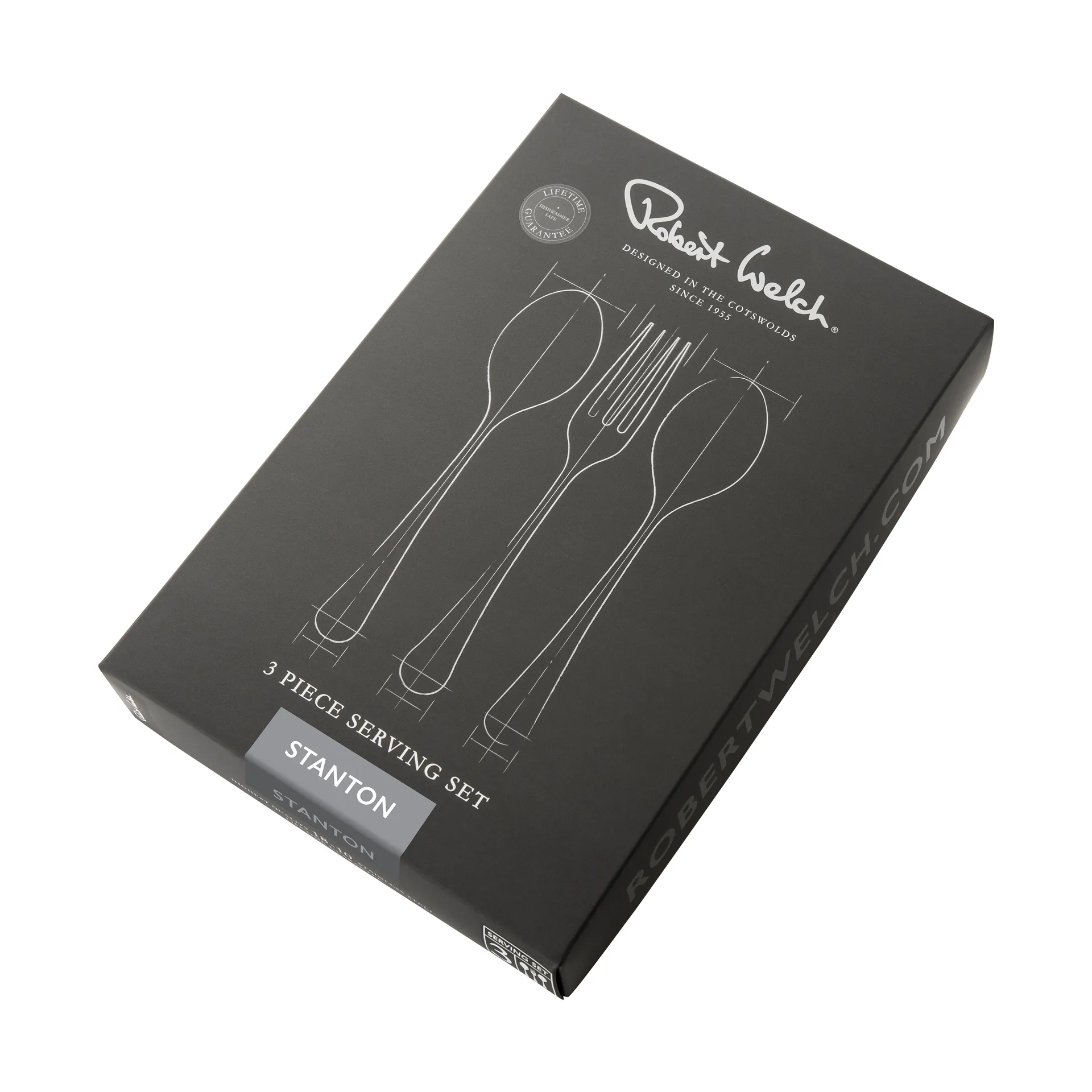Stanton Bright serveringsbestik 3 dele, Rustfrit stål Robert Welch