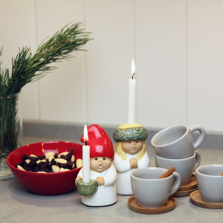 Adventsbarn Luciabrud - hvid-grøn - Rörstrand
