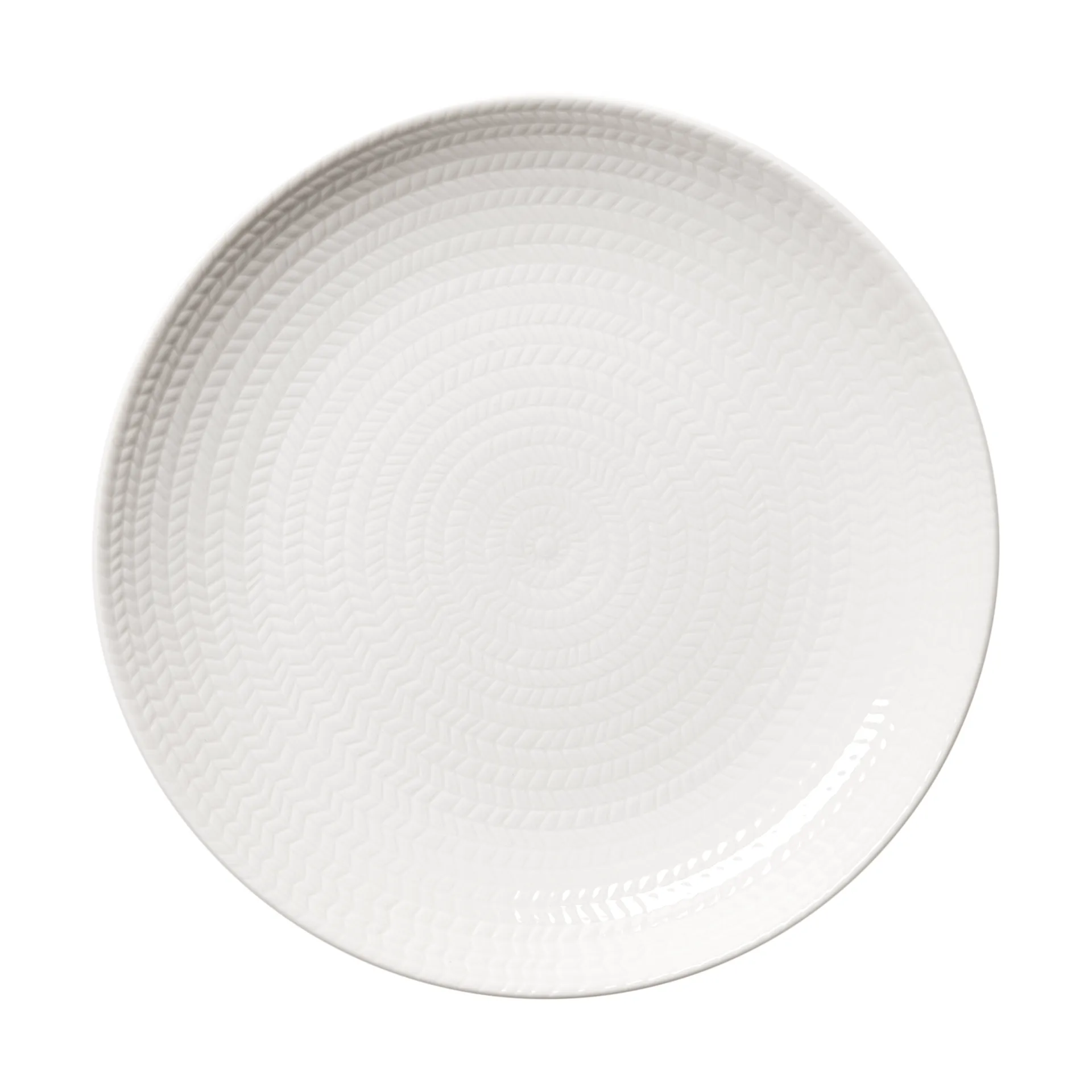 Blå eld tallrik, Hvid, 26 cm Rörstrand
