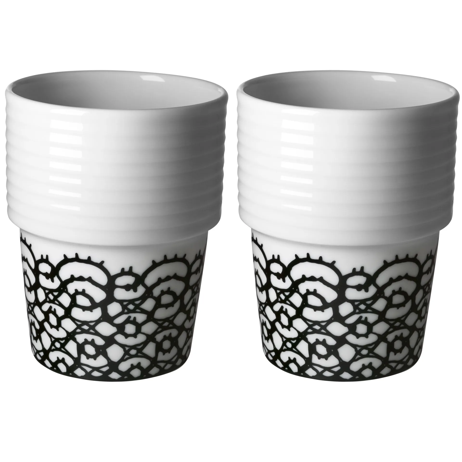 Filippa K krus, sort spids, 2 stk Rörstrand