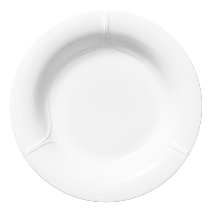 Pli Blanc dyb tallerken 23 cm - Hvid - Rörstrand